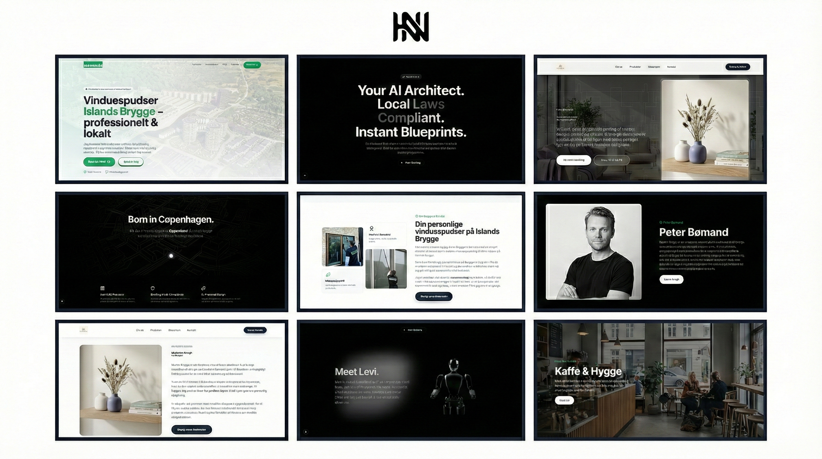 Eksempler på professionelle hjemmesider fra HjemmesideNemt.dk - webdesign Danmark
